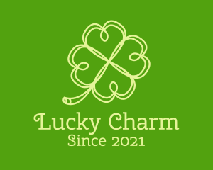 Irish Heart Clover Leaf  logo