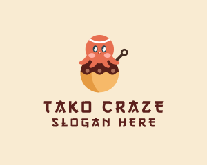 Japanese Octopus Takoyaki  logo