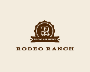 Western Rustic Rodeo logo design