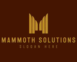 Premium Hotel Letter M logo design