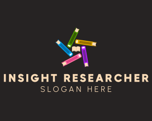 Educational Book Research logo design