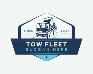 Dump Truck Vehicle logo design