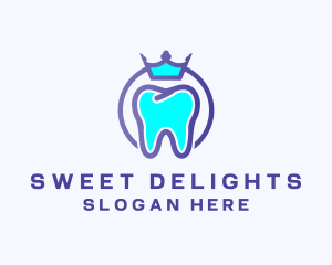 Crown Tooth Dentist Logo