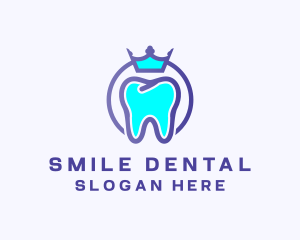 Crown Tooth Dentist logo design