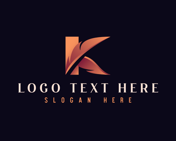 Writing logo example 3