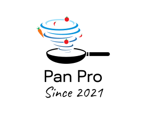 Cooking Tornado Pan  logo design