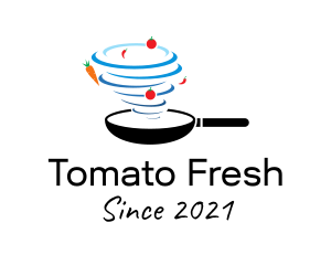 Cooking Tornado Pan  logo design