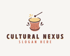 Cultural African Drum logo