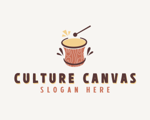 Cultural African Drum logo