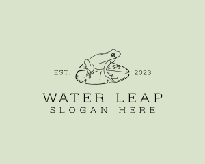 Lotus Leaf Frog logo