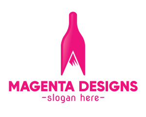 Magenta Wine Mountain logo