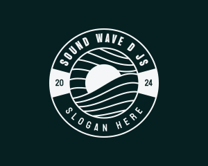 Coastal Sea Waves logo design