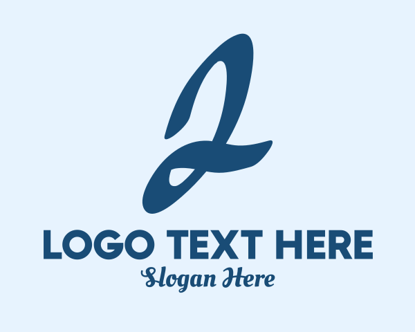 Handwritten logo example 1