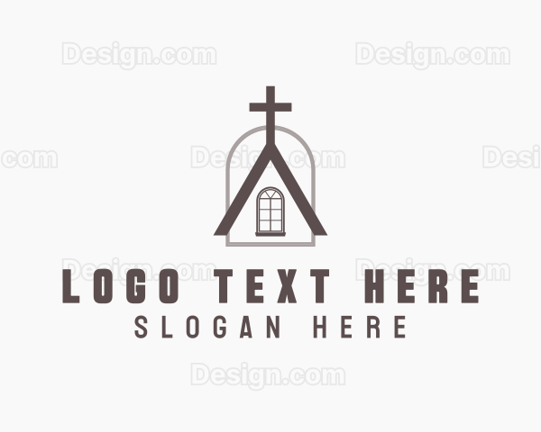 Holy Church Crucifix Logo