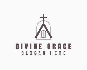 Holy Church Crucifix logo design