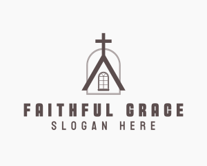 Holy Church Crucifix logo design