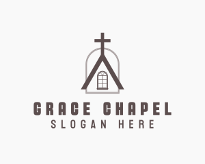 Holy Church Crucifix logo design