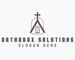 Holy Church Crucifix logo design