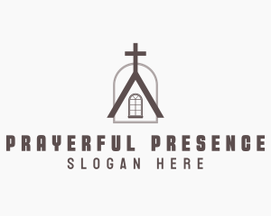 Holy Church Crucifix logo design