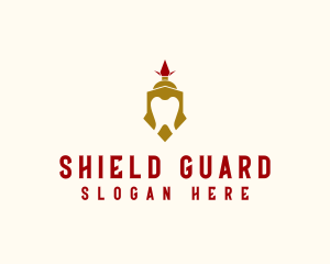 Spartan Helmet Armor  logo design