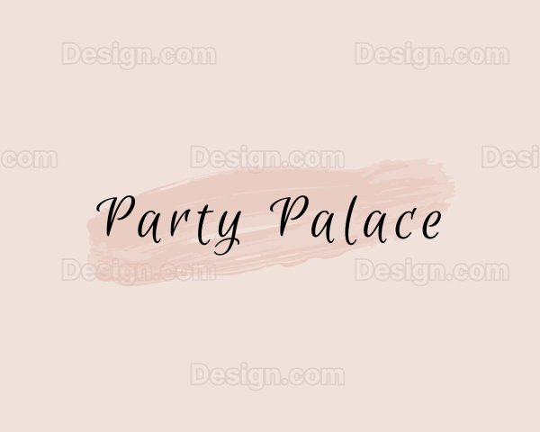 Generic Feminine Cursive Brush Logo