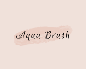 Generic Feminine Cursive Brush logo design