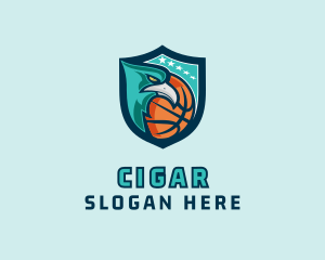 Basketball Eagle Crest logo design