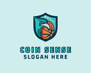 Basketball Eagle Crest logo design