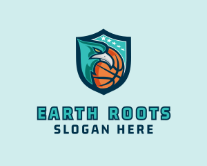 Basketball Eagle Crest logo design