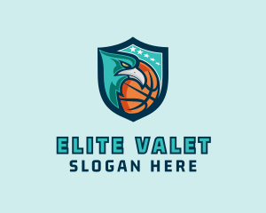 Basketball Eagle Crest logo design