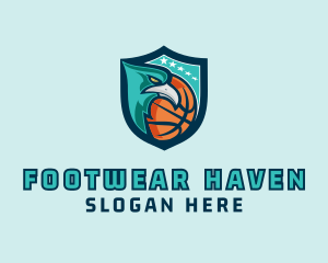 Basketball Eagle Crest logo design