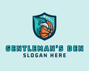 Basketball Eagle Crest logo design