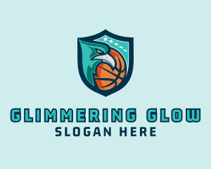 Basketball Eagle Crest logo design