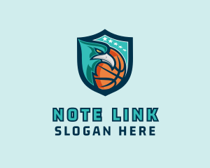 Basketball Eagle Crest logo design