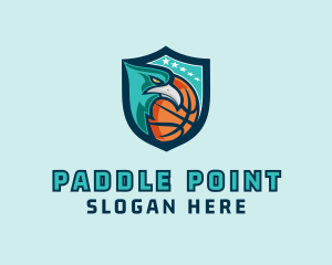 Basketball Eagle Crest logo design