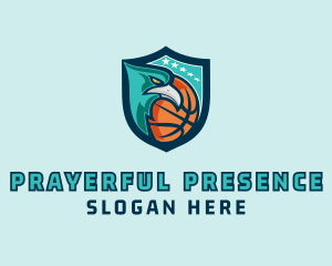 Basketball Eagle Crest logo design