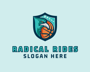 Basketball Eagle Crest logo design