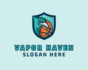 Basketball Eagle Crest logo design