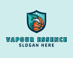 Basketball Eagle Crest logo design