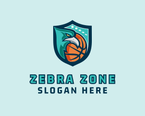 Basketball Eagle Crest logo design