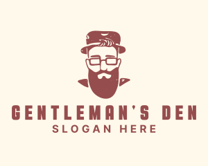 Jewish Gentleman Beard logo design