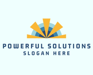 Solar Energy Power logo design