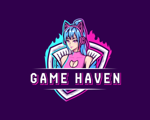 Female Gaming Streamer logo