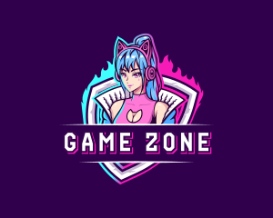 Female Gaming Streamer logo