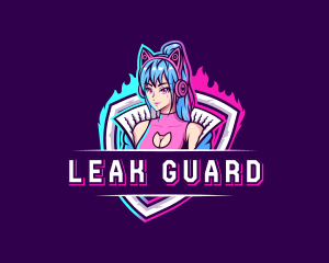 Female Gaming Streamer logo design