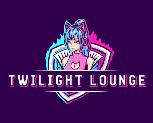 Female Gaming Streamer logo design