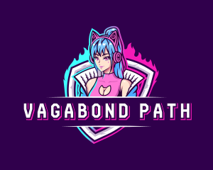 Female Gaming Streamer logo design