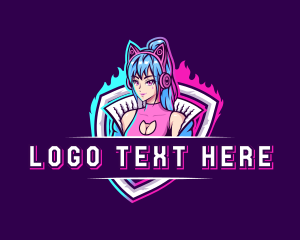 Game - Female Gaming Streamer logo design