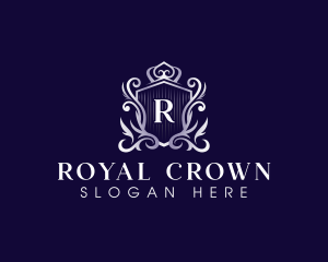 Royal Crown Crest logo design