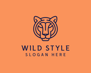 Wild Tiger Animal logo design